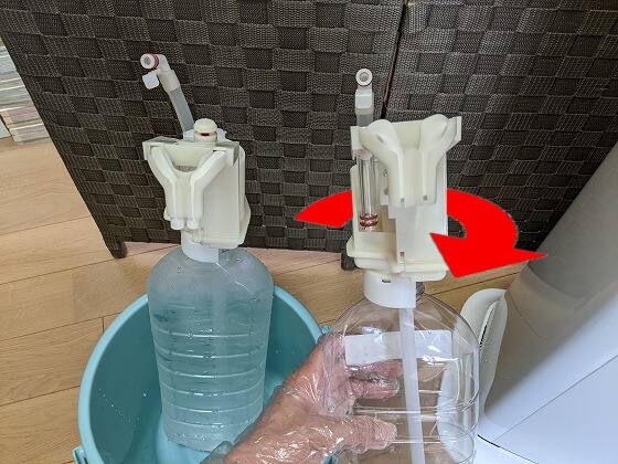 アキュアマイン「スマートサーバー」のタンク交換⑥