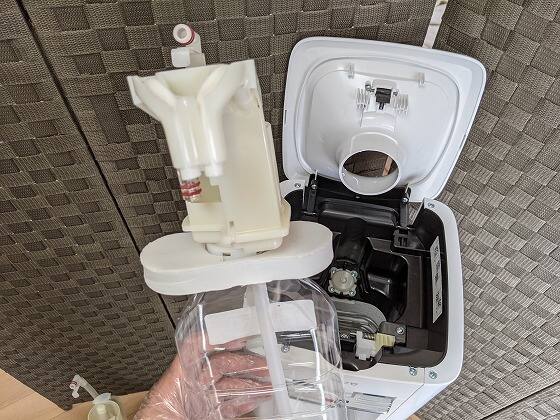 アキュアマイン「スマートサーバー」のタンク交換⑧