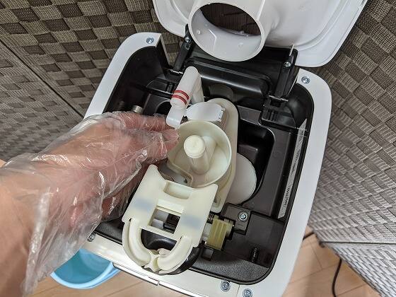 アキュアマイン「スマートサーバー」のタンク交換⑨